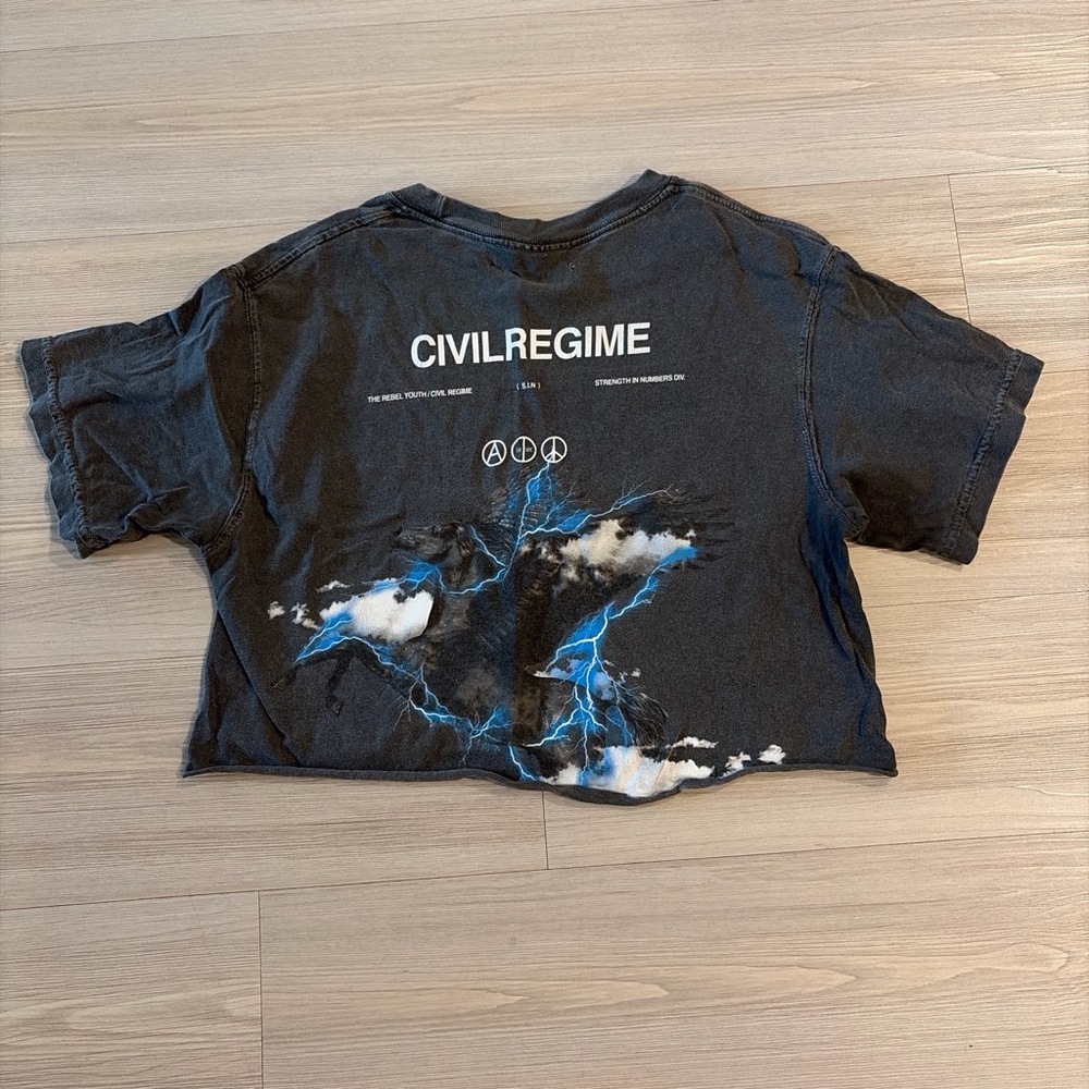 Civil Regime Crop Top - Picture 2 of 4